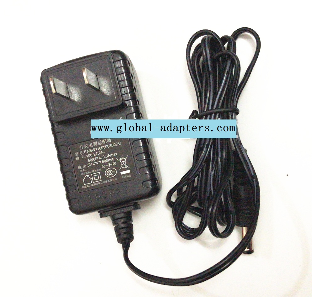 New FJ-SW1160500800DC 5V 800MA SWITHCING AC ADAPTER POWER SUPPLY CHARGER
